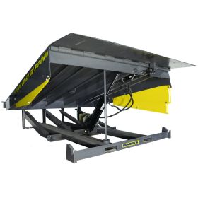 Hydraulic dock leveler features service capacities of up to 40,000 lbs.